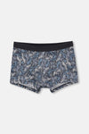 Siyah Desenli Pamuk Boxer