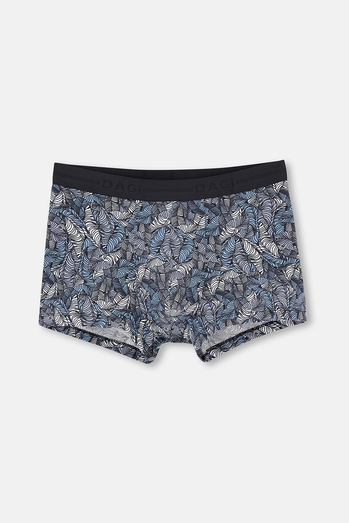 Siyah Desenli Pamuk Boxer