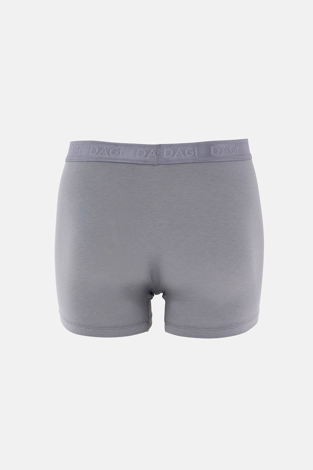 Gri Tekli Modal Pamuk Boxer