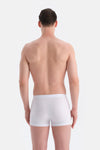 Beyaz Kumaş Kaplama Basic Boxer