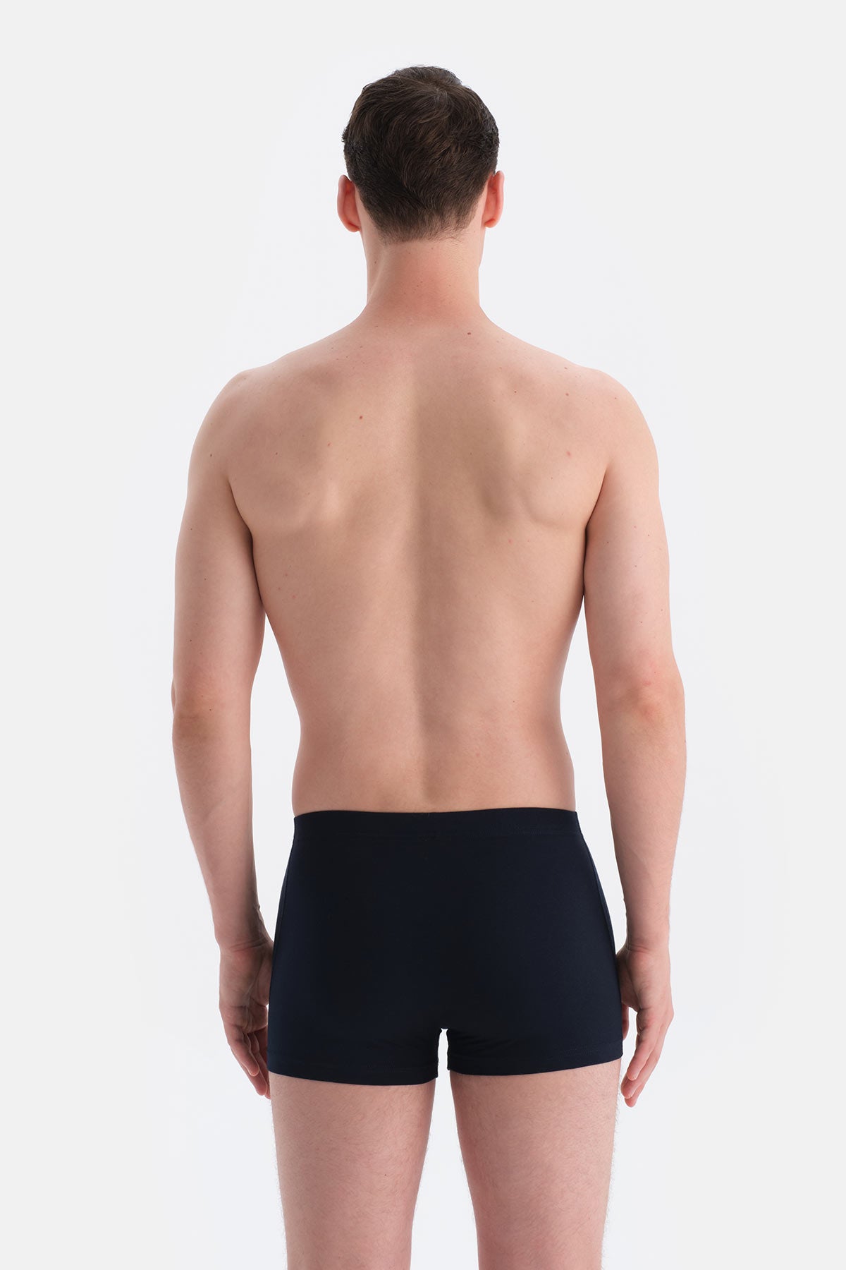 Lacivert Kumaş Kaplama Basic Boxer