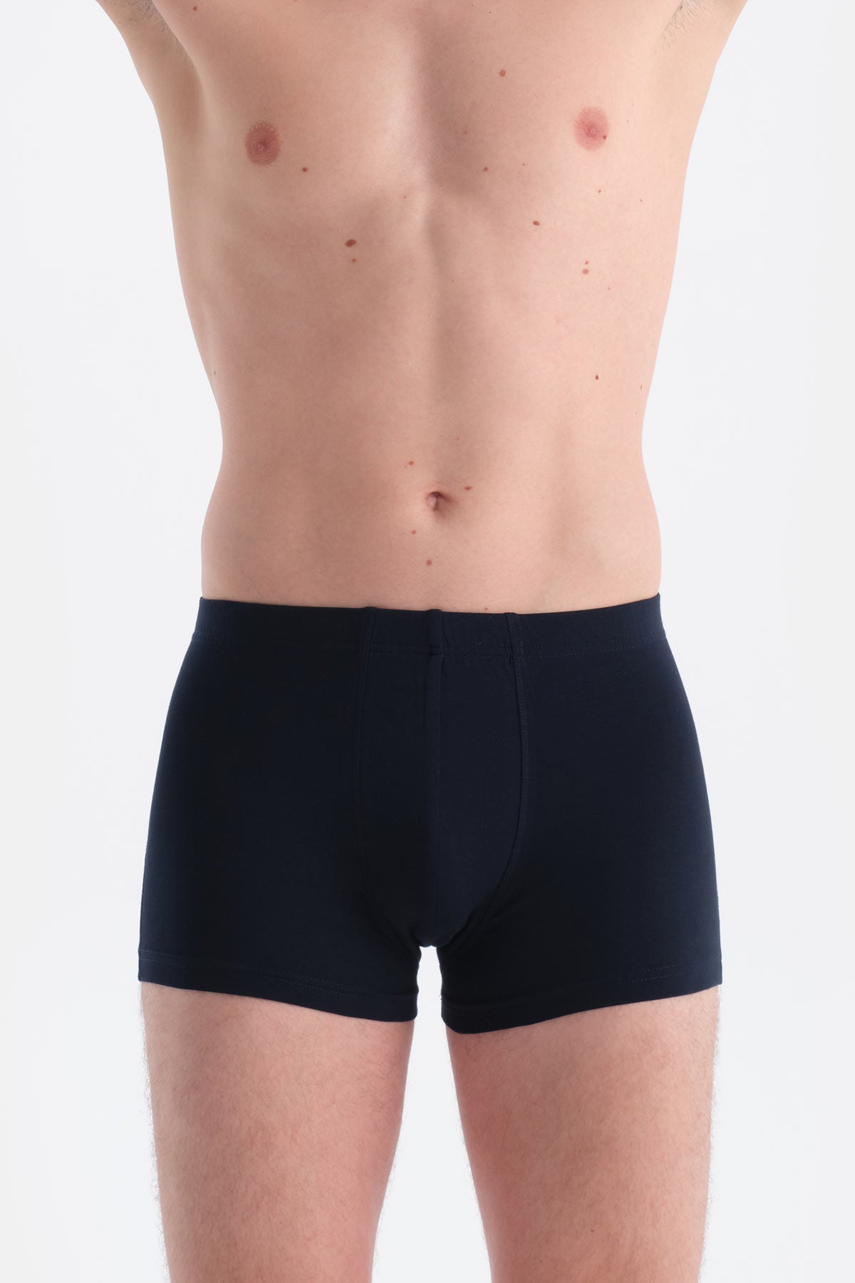 Lacivert Kumaş Kaplama Basic Boxer