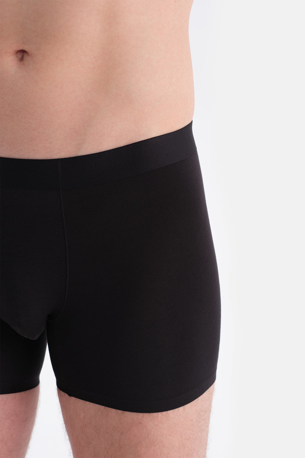 Siyah Düz Micro Modal Boxer