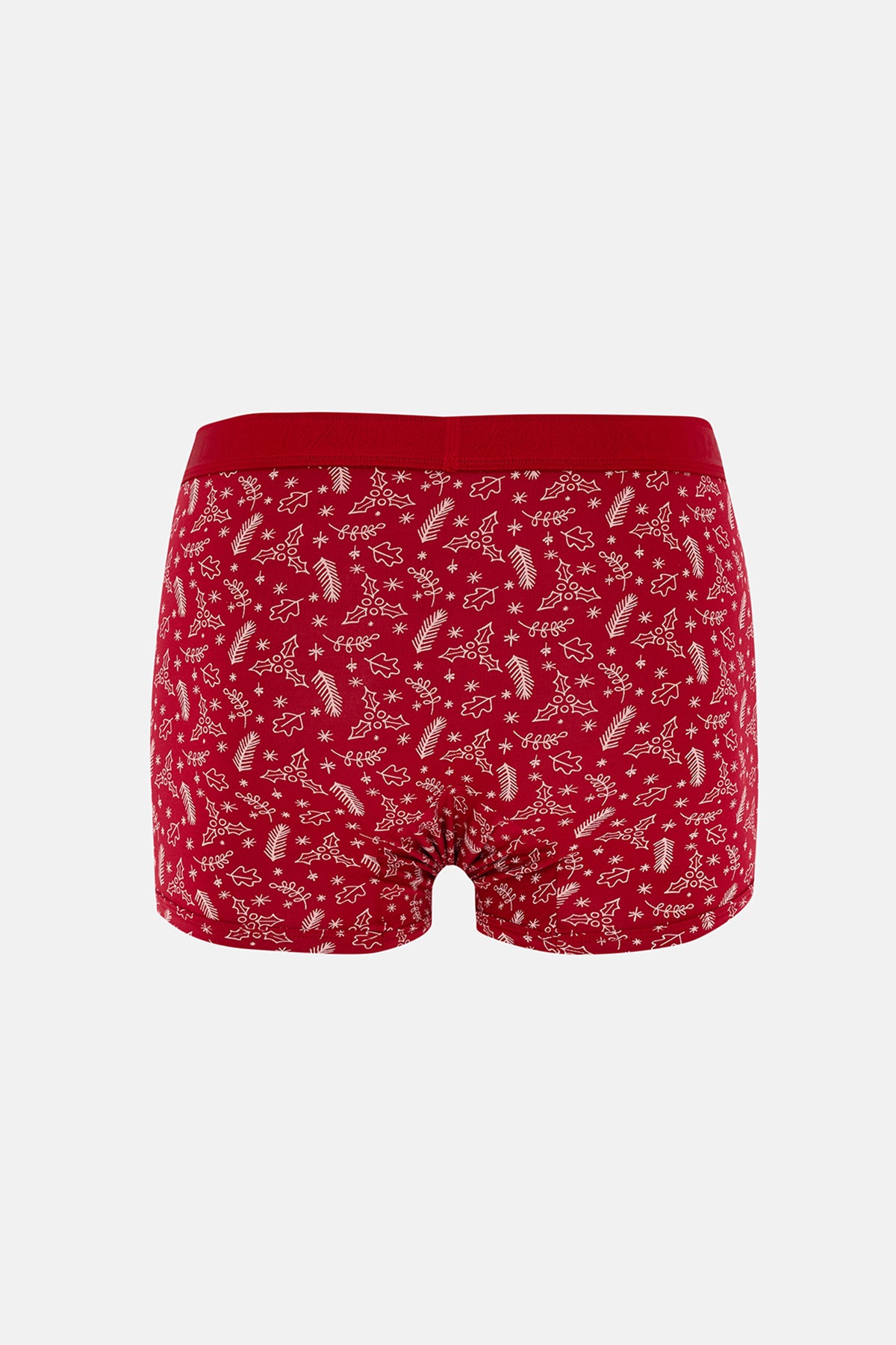 Kırmızı-Mavi 4210 3'lü Desenli Micro Modal Boxer