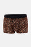 Kahverengi 4210 Desenli Micro Modal Boxer