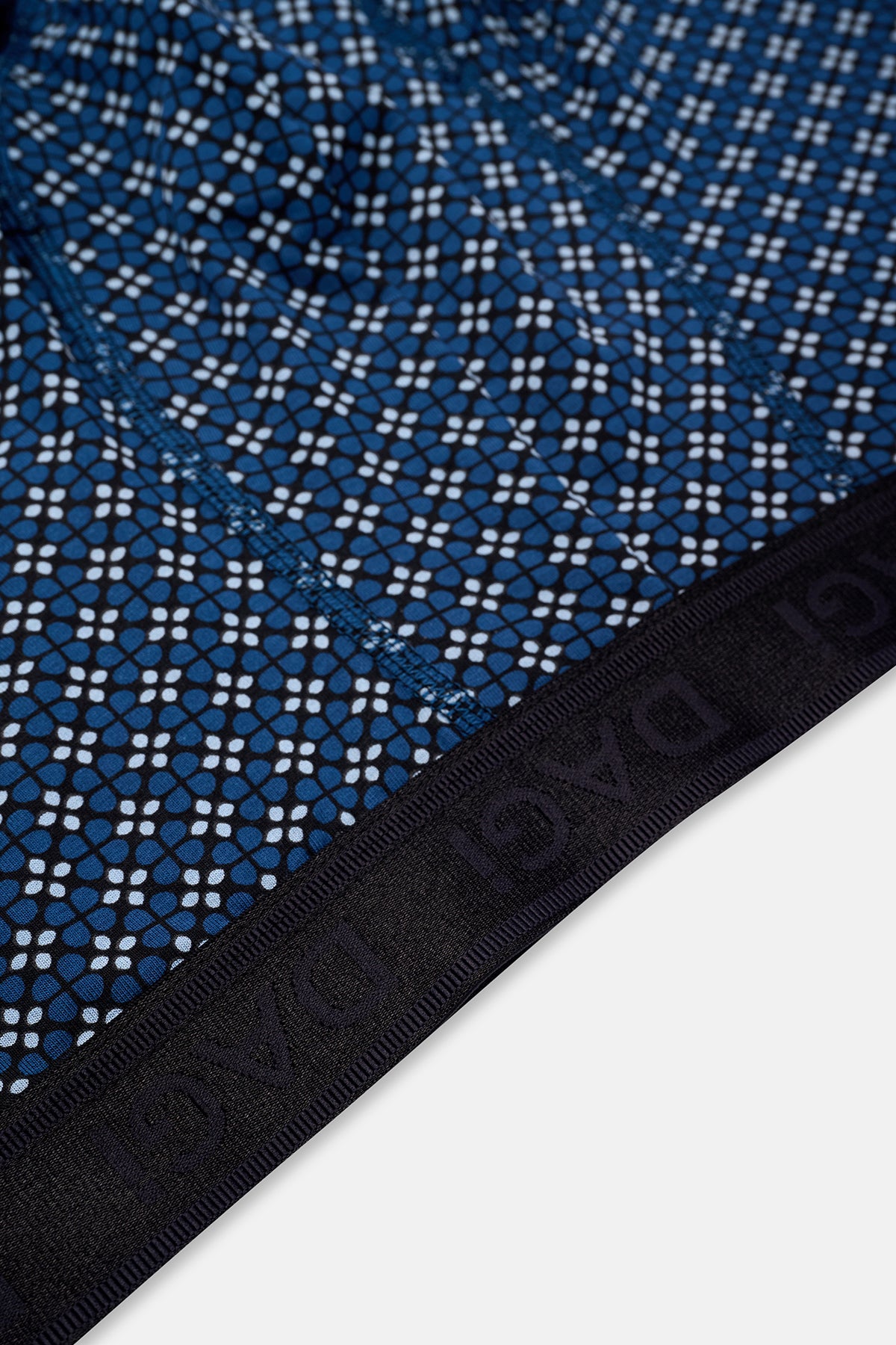 Lacivert-Siyah 4210 Desenli Micro Modal Boxer