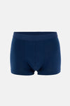 Lacivert 3'lu Desenli Pamuk Boxer