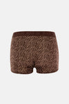 Kahverengi 4210 Desenli Micro Modal Boxer