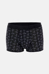 Siyah Desenli Micro Modal Boxer