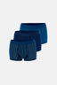 Lacivert 3'lü Desenli Micro Modal Boxer