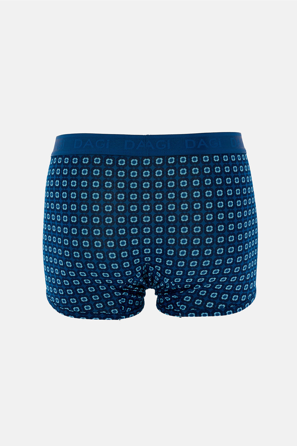 Lacivert 3'lü Desenli Micro Modal Boxer