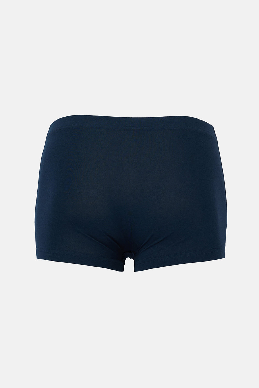 Beyaz-Lacivert 3'lü Kumaş Kaplama Basic Boxer