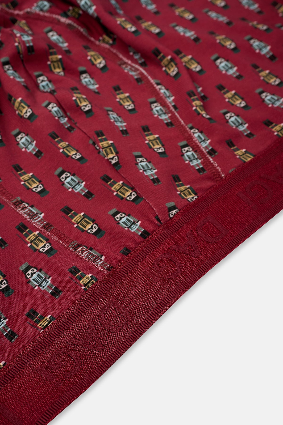 Kırmızı-Yeşil 4210 Desenli Micro Modal Boxer