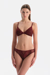 Bordo Dantelli Soft Sütyen