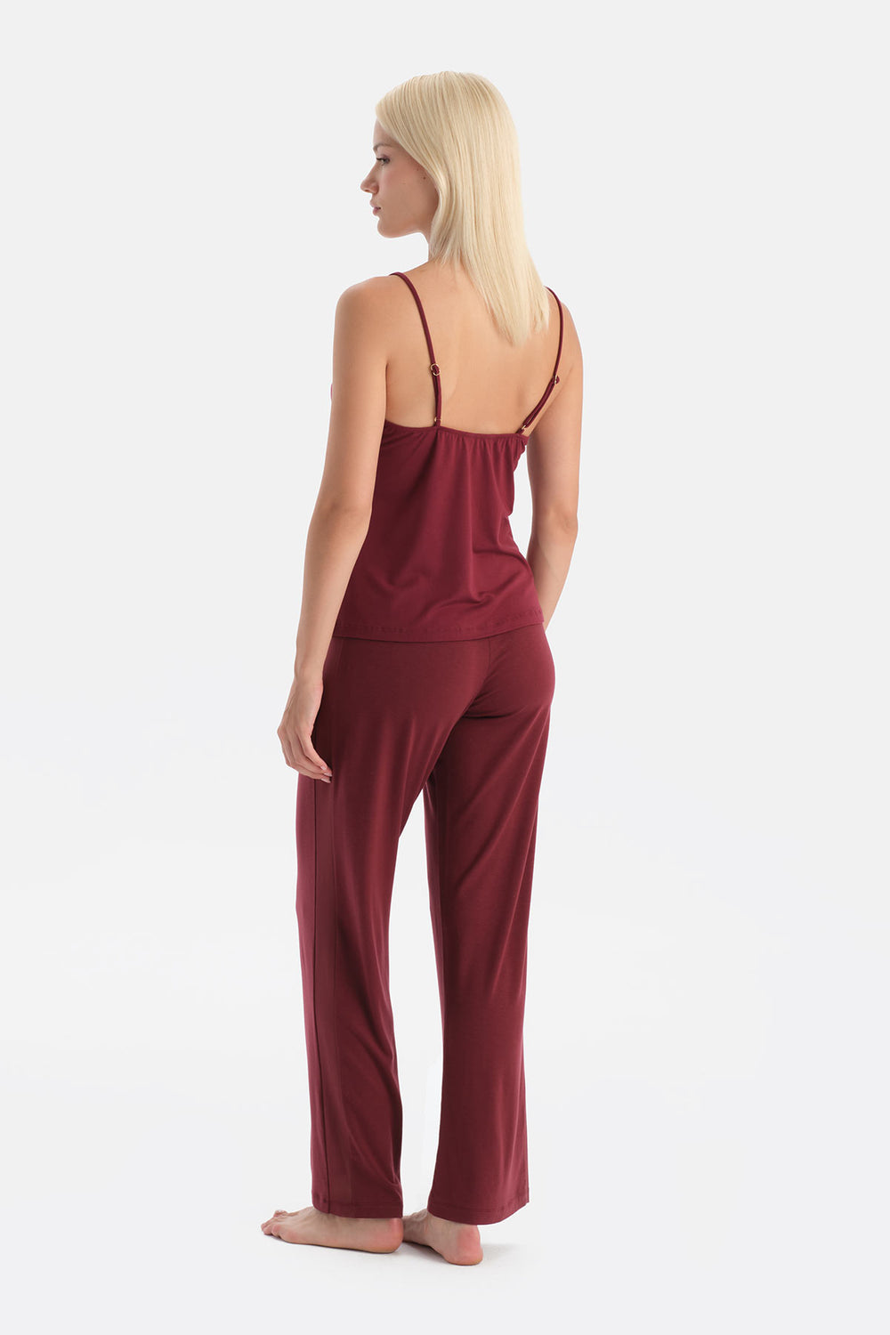 Bordo Basic Askılı Atlet