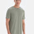Yeşil Kısa Kollu Bisiklet Yaka Modal Tişört