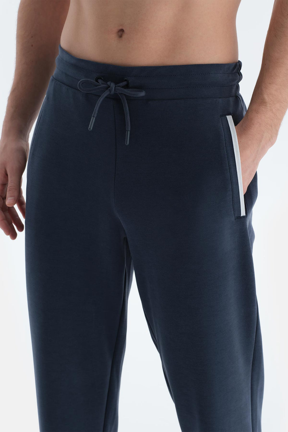 Lacivert Erkek Modal Karışımlı Pantolon