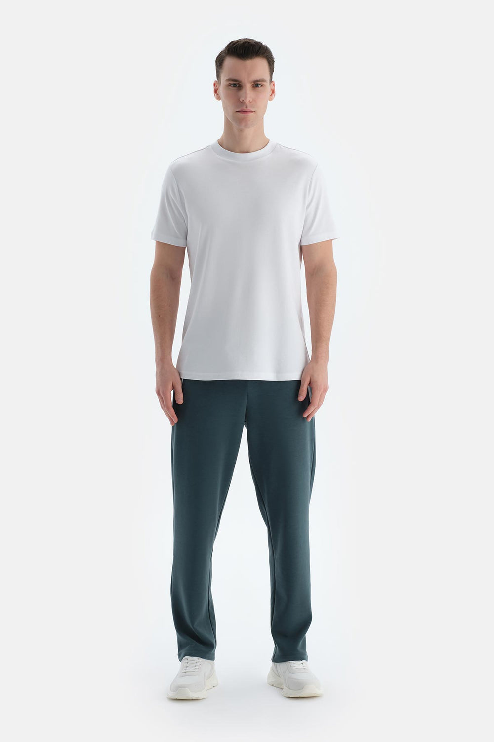 Koyu Yeşil Erkek Modal Karışımlı Pantolon