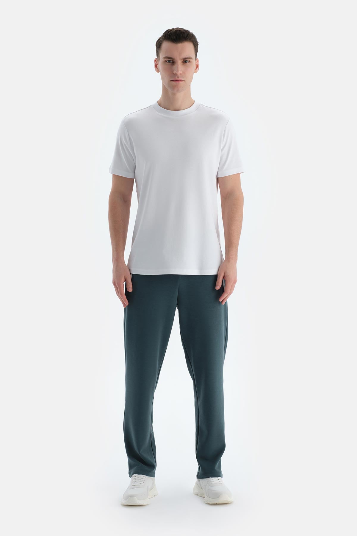 Koyu Yeşil Erkek Modal Karışımlı Pantolon