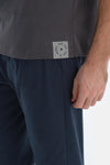 Anthracite COTTON MODAL KNITTED TWO PANTS WITH POCKETS AND LACES