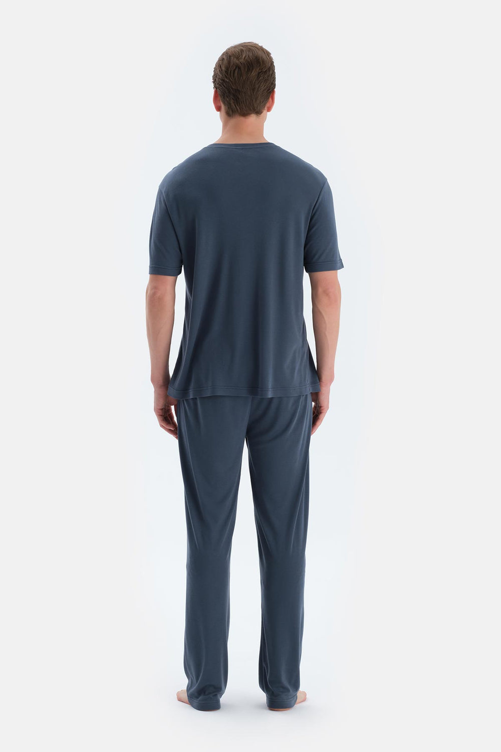 Indigo Cool Touch Pat Ve Fleto Tişört Pantolon Pijama Takımı