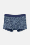 Lacivert Lacivert 2'li Desenli Pamuk Boxer