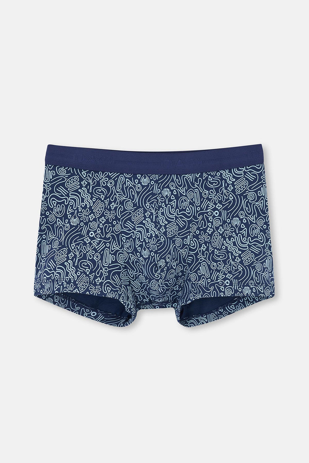 Lacivert Lacivert 2'li Desenli Pamuk Boxer