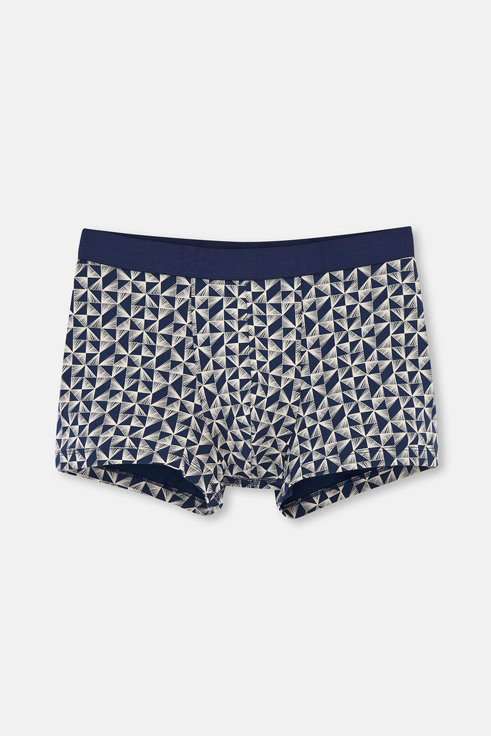 Lacivert Lacivert 3'lü Desenli Pamuk Boxer
