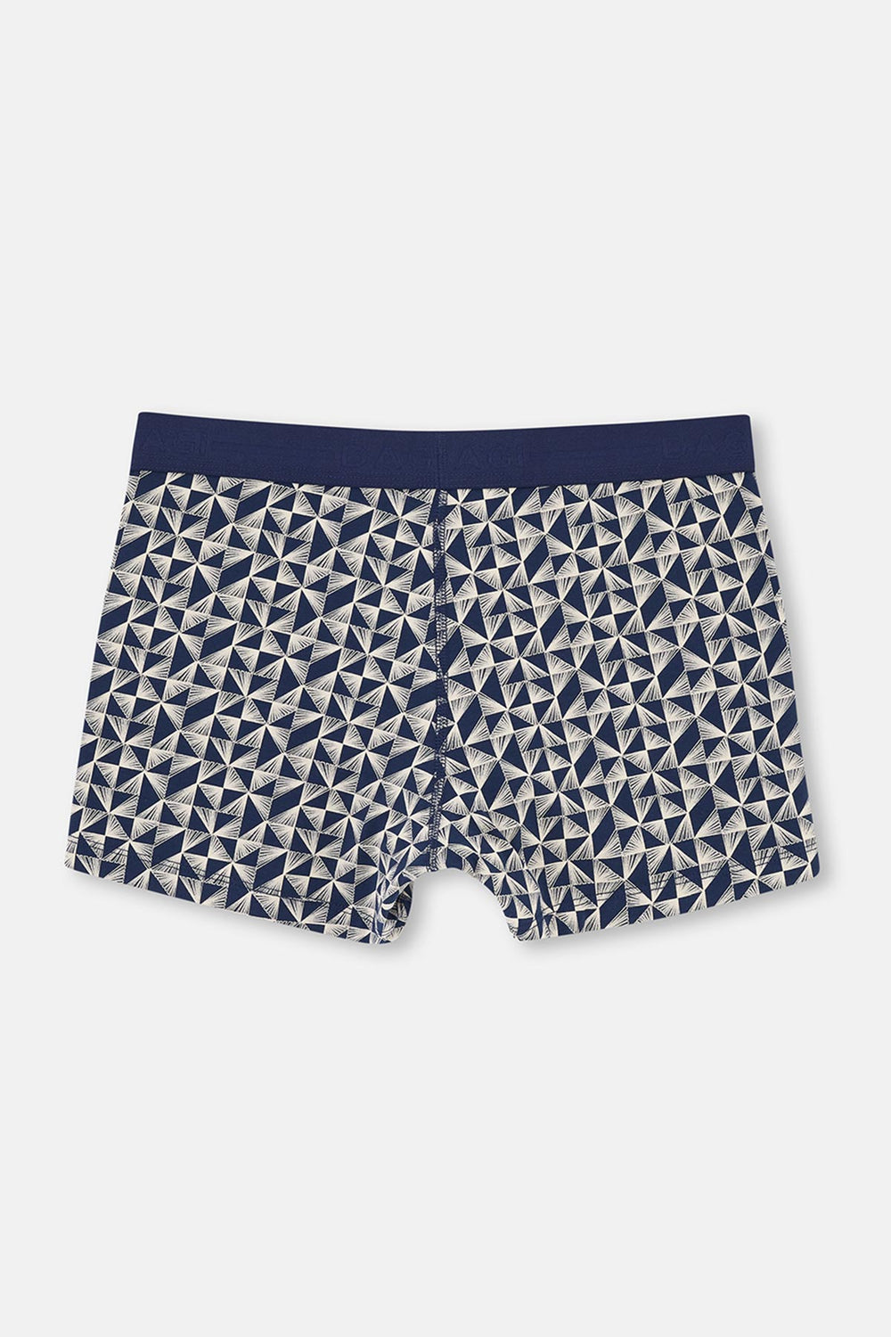 Lacivert Lacivert 3'lü Desenli Pamuk Boxer