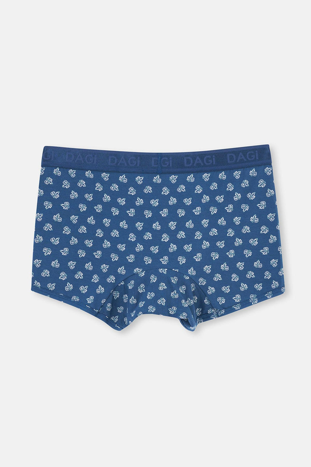 Koyu Mavi Koyu Mavi Desenli Micro Modal Boxer