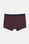 Kırmızı-Lacivert Kırmızı-Lacivert 3'lü Desenli Micro Modal Boxer