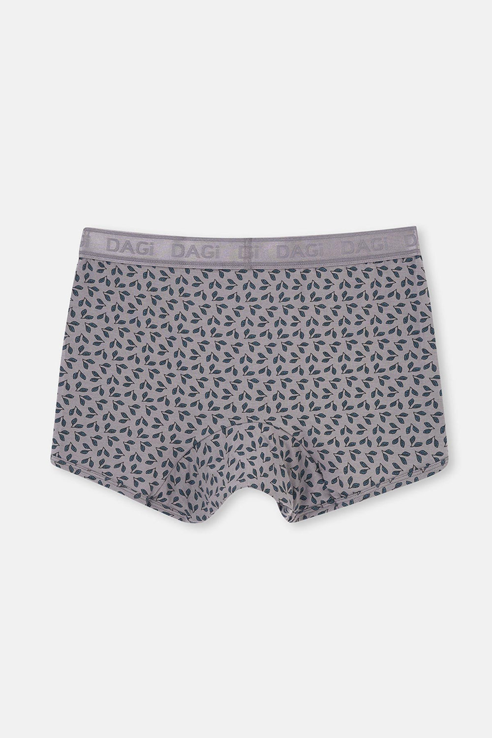 Gri-Siyah Gri-Siyah 3'lü Desenli Micro Modal Boxer