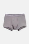 Gri-Siyah Gri-Siyah 3'lü Desenli Micro Modal Boxer