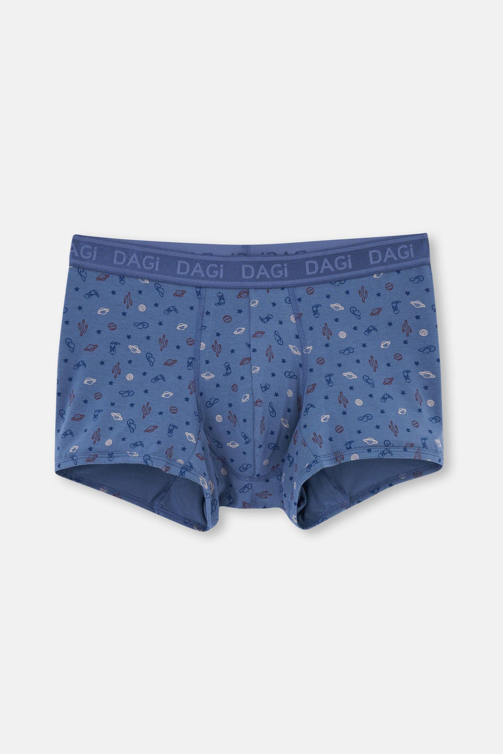 Mavi Mavi 2'li Desenli Micro Modal Boxer