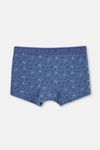 Mavi Mavi 2'li Desenli Micro Modal Boxer