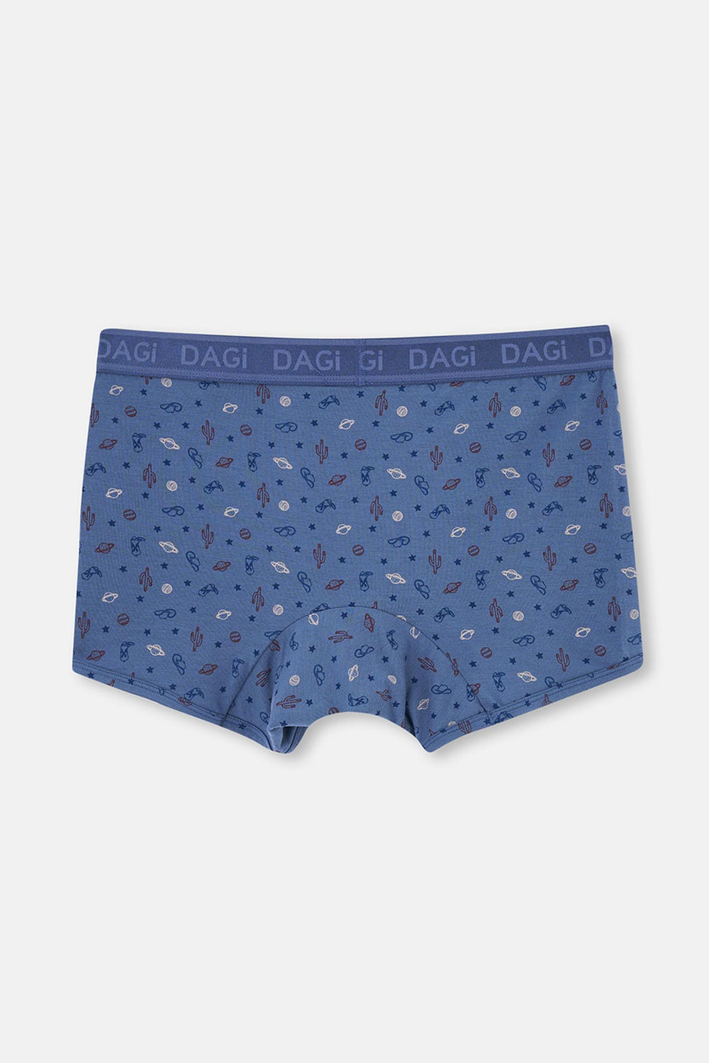Mavi Mavi 2'li Desenli Micro Modal Boxer
