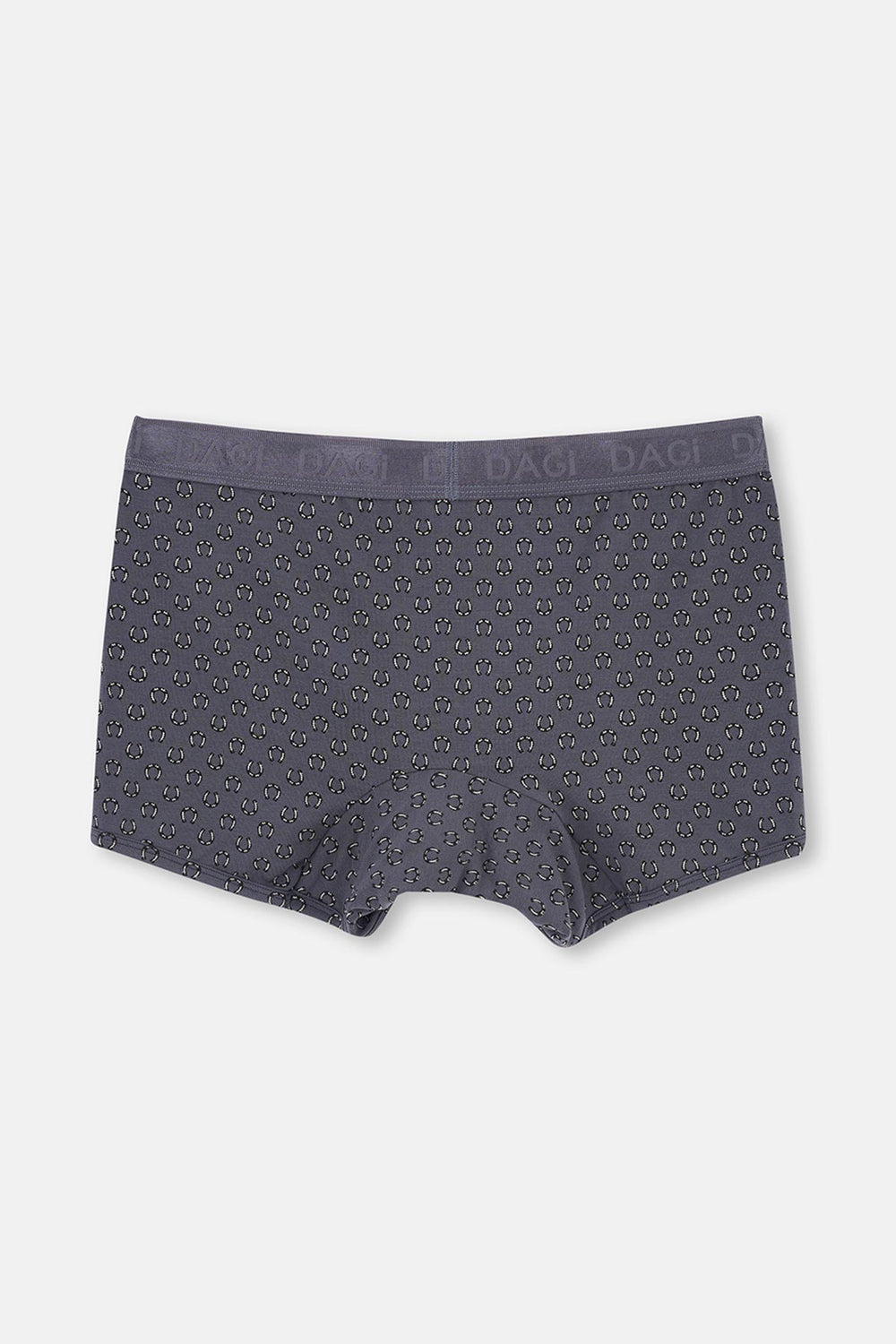 Gri-Siyah 2'li Desenli Micro Modal Boxer