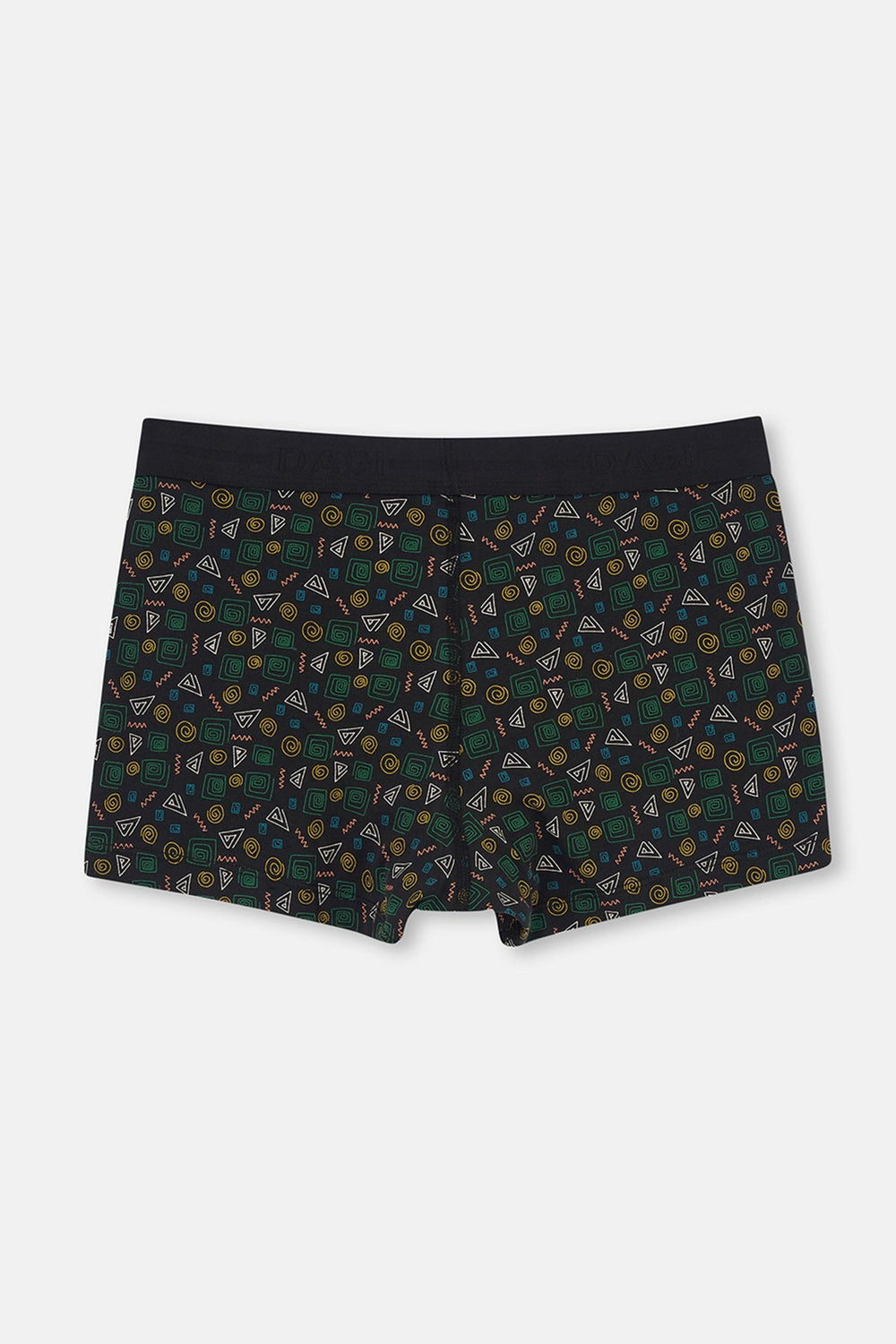 Siyah Desenli Pamuk Boxer
