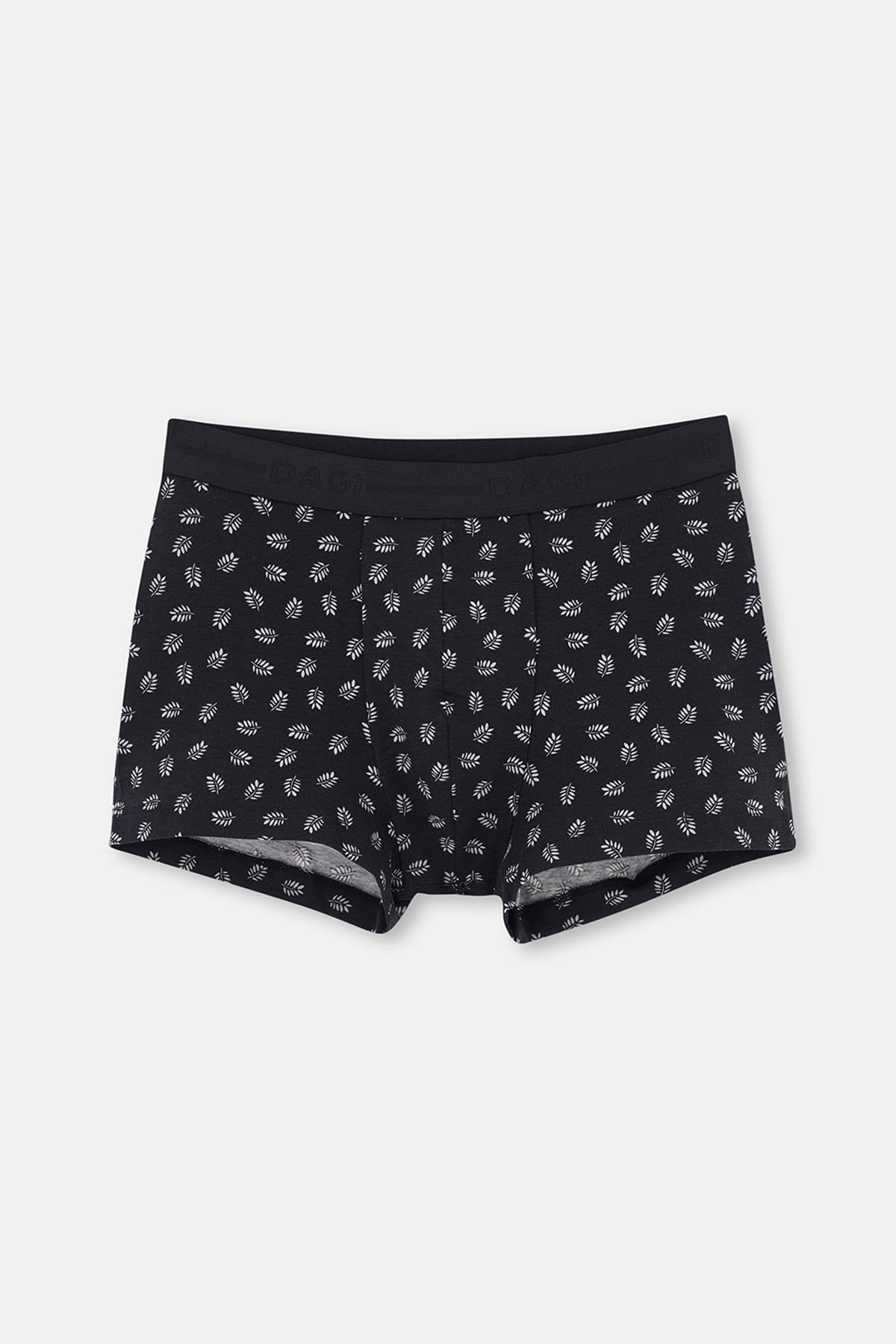Siyah Desenli Pamuk Boxer