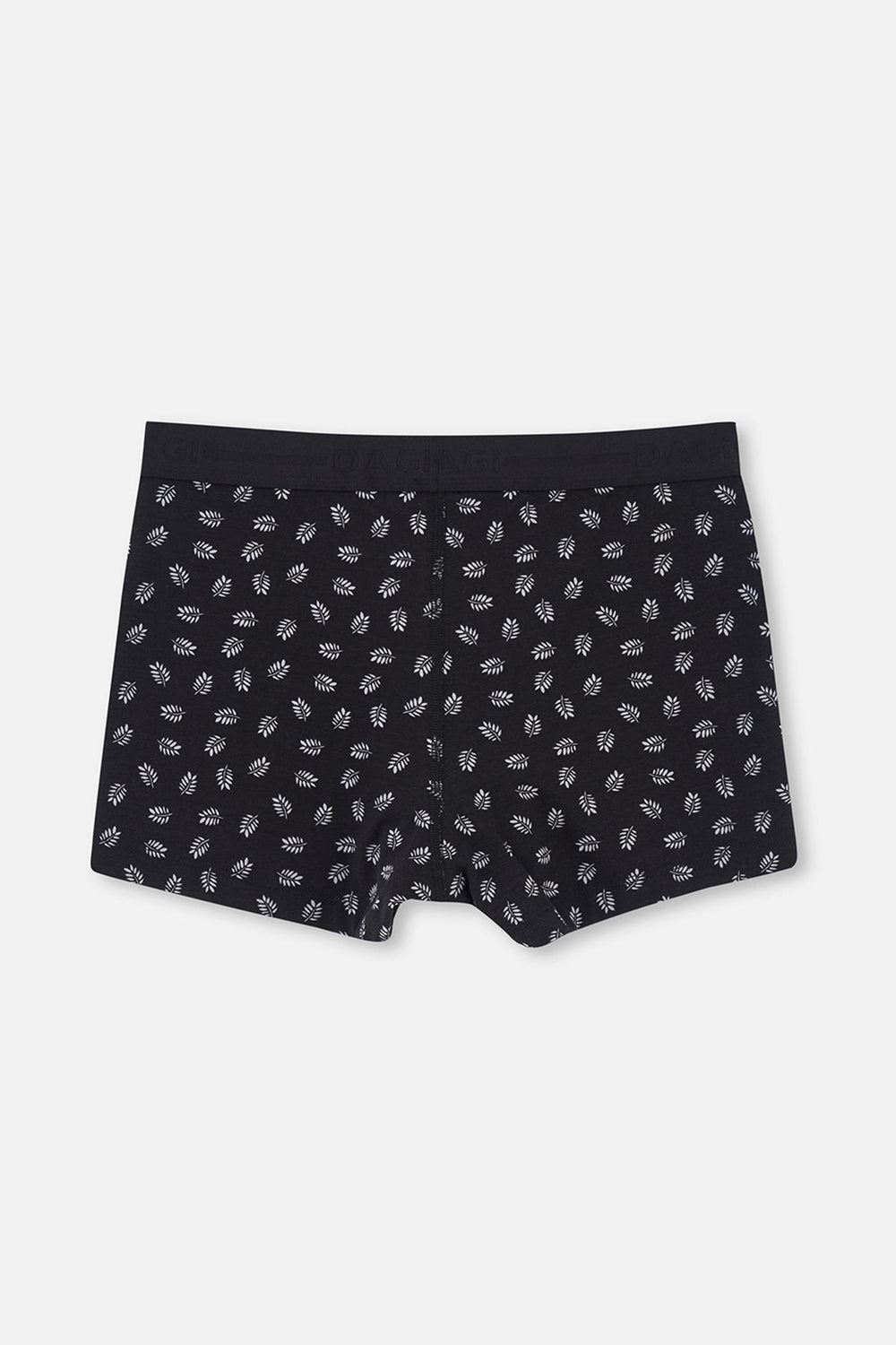 Siyah Desenli Pamuk Boxer