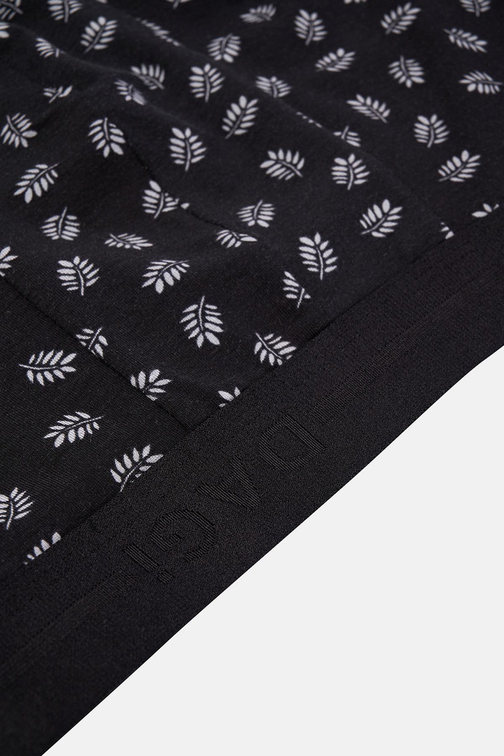 Black 5210 PATTERNED COTTON BOXER