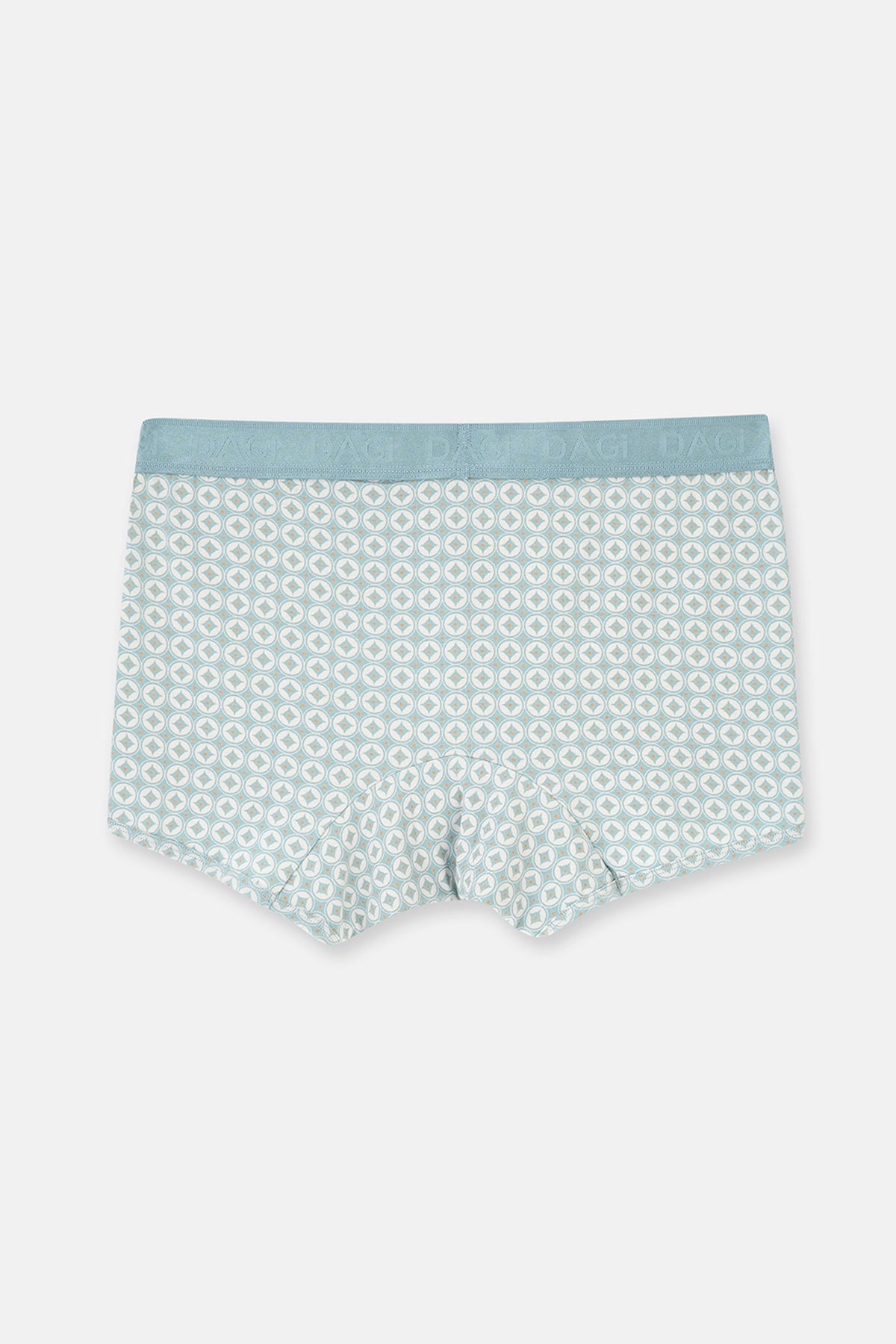 Su Yeşili 4210 Desenli Micro Modal Boxer