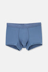 Gri Mavi Düz Micro Modal Boxer