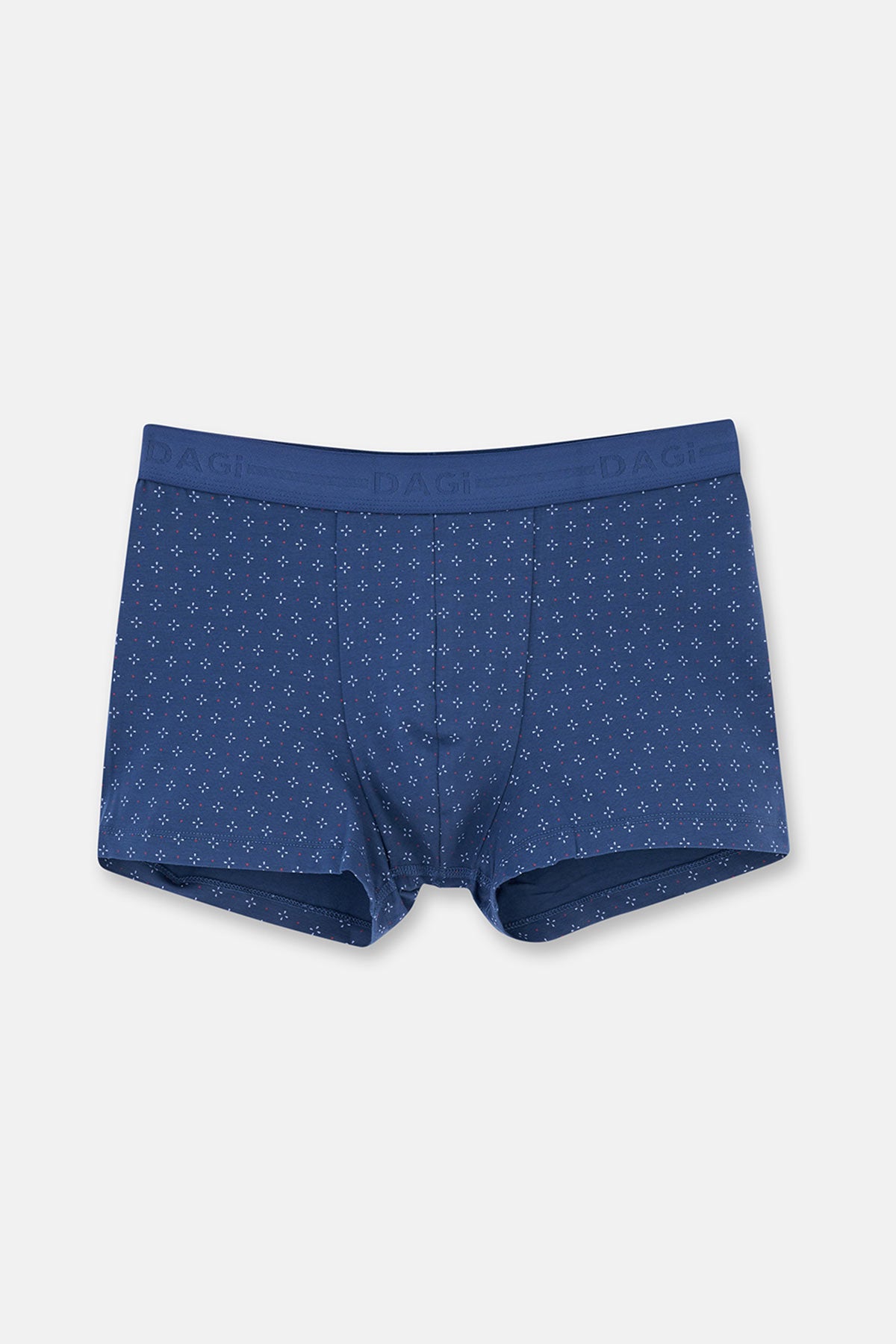 Indigo Desenli Pamuk Boxer