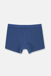 Indigo Desenli Pamuk Boxer