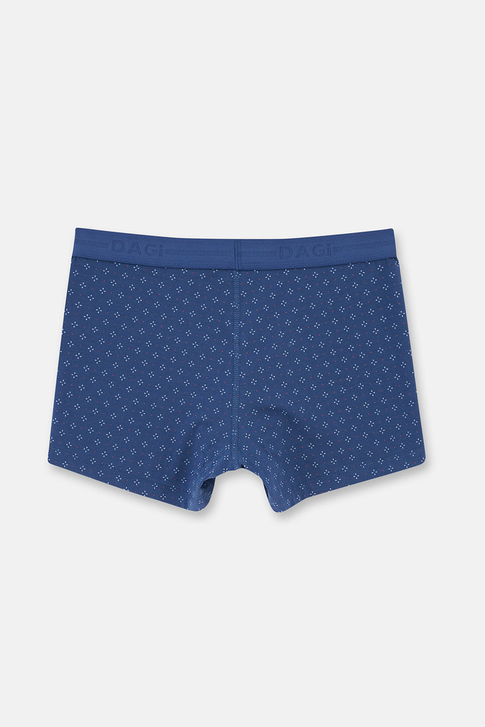 Indigo Desenli Pamuk Boxer