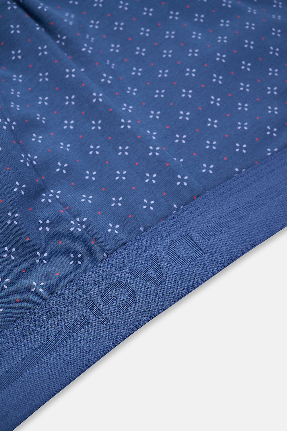 Indigo Desenli Pamuk Boxer