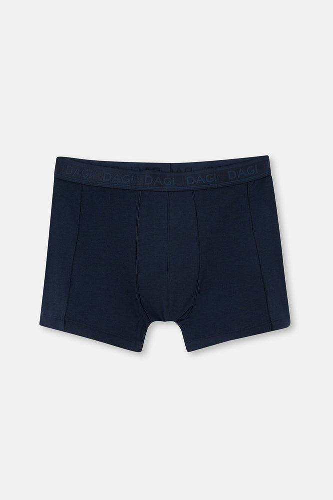 Lacivert Düz Micro Modal Boxer