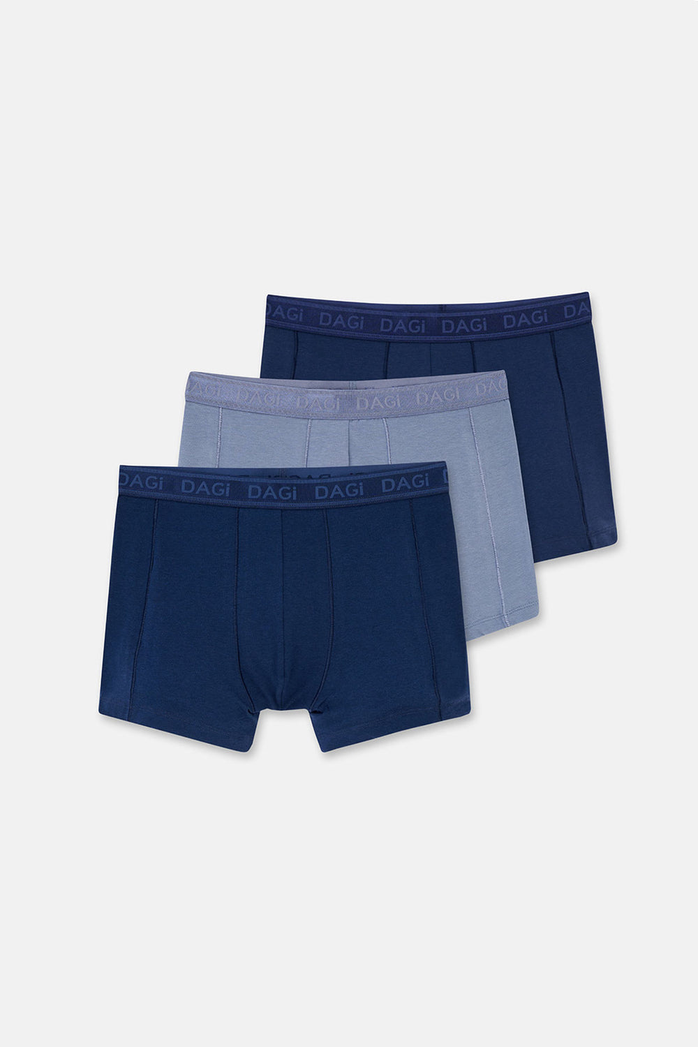 Lacivert-Mavi Düz Micro Modal Boxer