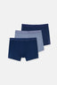 Lacivert-Mavi Düz Micro Modal Boxer